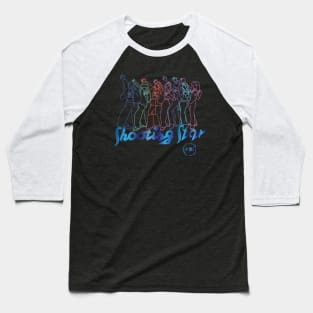 XG led design in Shooting star era Baseball T-Shirt